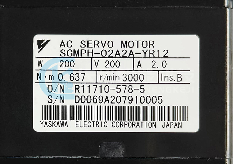 安川200W伺服電機SGMPH-02A2A-YR12 安川200W伺服電機SGMPH-02A2A-YR12